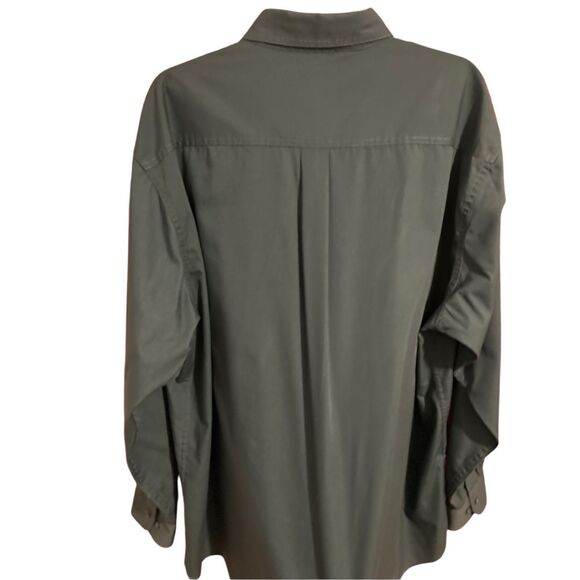 Edward’s Green Button Down Long Sleeve Casual Dress Shirt Men’s Size XL - Picture 4 of 9